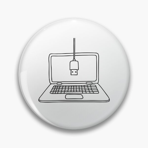 Item preview, A laptop with a USB cable plugged in during file uploading designed and sold by rasagamastore.