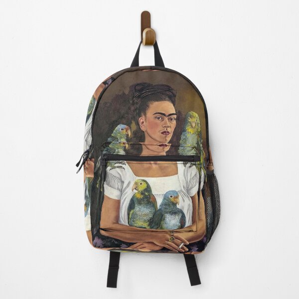 Item preview, Vintage Woman With Parrots Mexican Portrait Art designed and sold by walterswan.