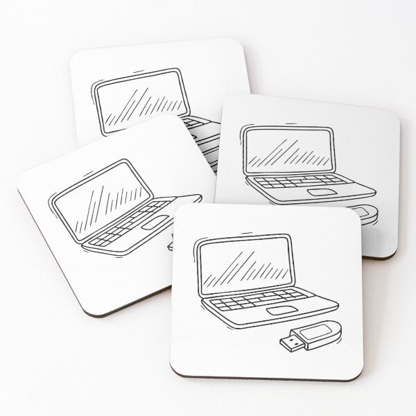 Item preview, A USB device resting by a laptop marked for firmware update designed and sold by rasagamastore.