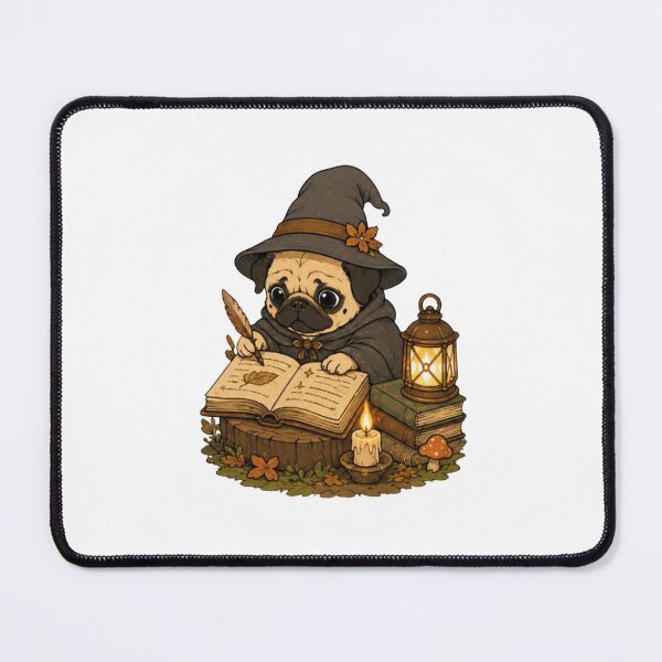 Item preview, Wizard Pug Spell Book Sticker | Bramble | The Pugwood Chronicles designed and sold by Bud the Pug & Friends .