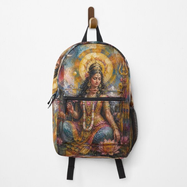 Item preview, Parvati Hindu Goddess painting. designed and sold by GalleryKauffeld.