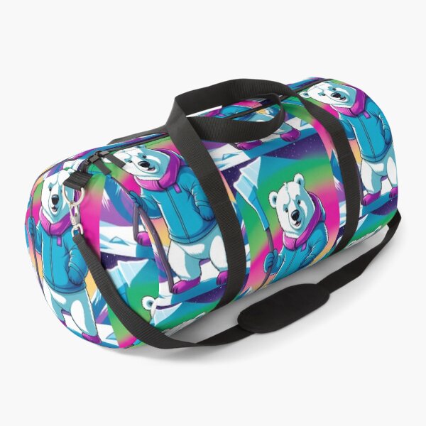 Item preview, Illustration - Illustrated Polar Bear, Animated Exploration in a Winter Landscape designed and sold by World-Pets.