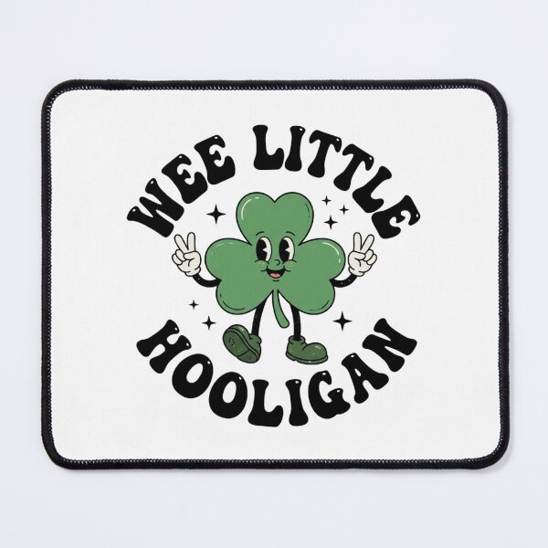 Item preview, Wee Little Hooligan Retro St. Patrick's Day Cute Shamrock designed and sold by raedattia.