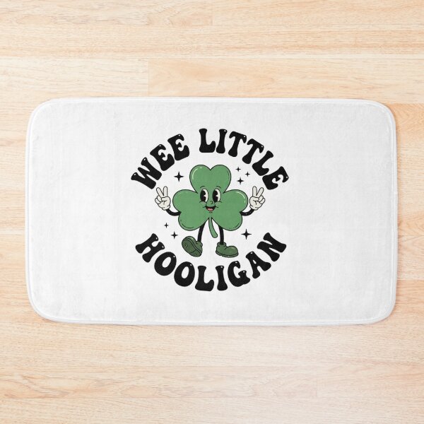 Item preview, Wee Little Hooligan Retro St. Patrick's Day Cute Shamrock designed and sold by raedattia.