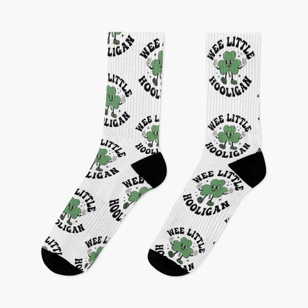 Item preview, Wee Little Hooligan Retro St. Patrick's Day Cute Shamrock designed and sold by raedattia.