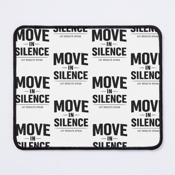 Item preview, Move in Silence – Motivational Quote Sticker designed and sold by singhworldcr.
