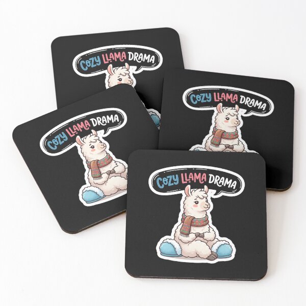 Item preview, Cozy Llama Drama Cute Animal designed and sold by Owcomm.