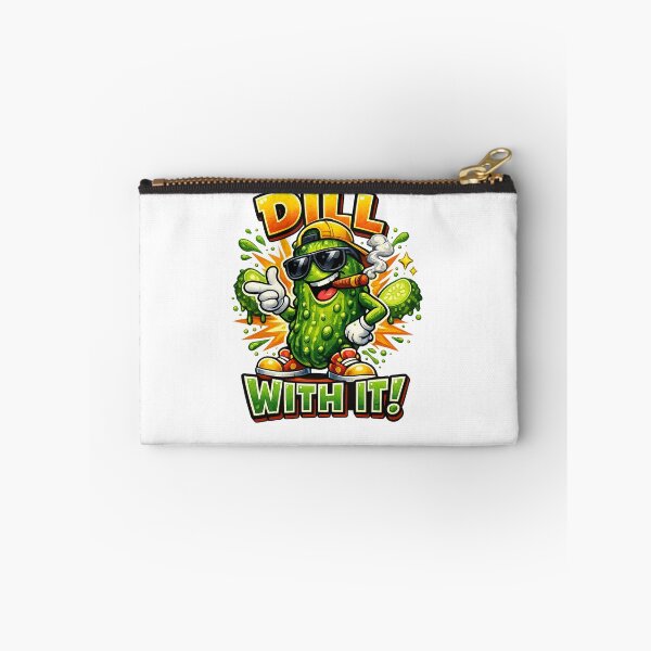 Item preview, Dill With It! Funny Pickle T-Shirt | Cool Cartoon Pickle Graphic Tee | Food Pun Shirt | Pickle Lover Gift designed and sold by Sushikidsntoddlers.