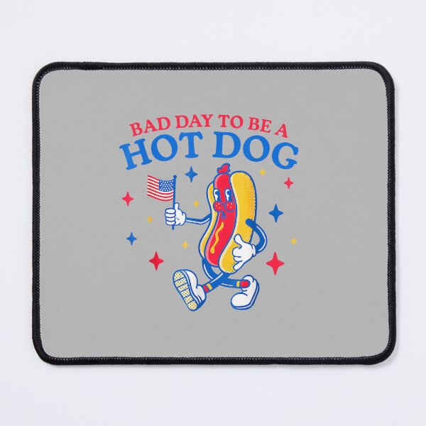 Item preview, Bad Day to Be A Hot Dog Funny BBQ Grilling 4th of July designed and sold by FrankIsabel.