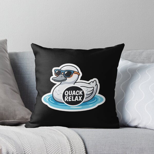 Item preview, Cool Duck Wearing Sunglasses Relaxing In Water designed and sold by Owcomm.