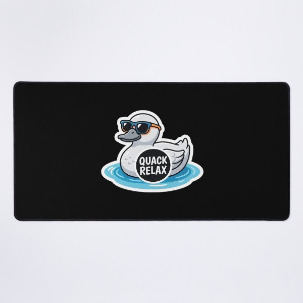 Item preview, Cool Duck Wearing Sunglasses Relaxing In Water designed and sold by Owcomm.