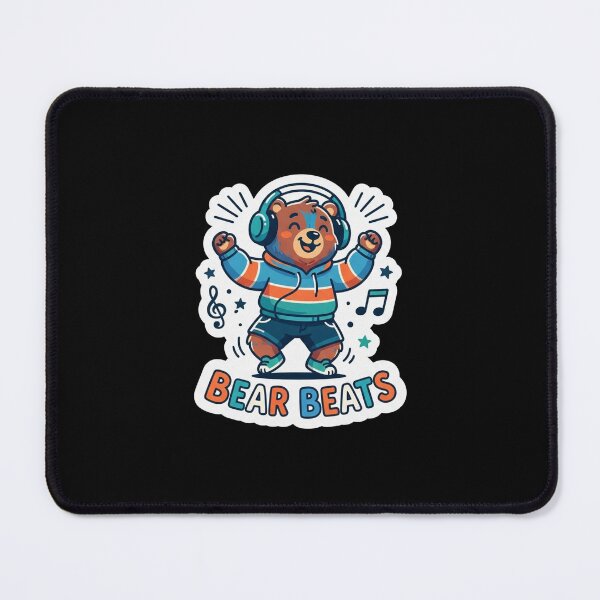 Item preview, Cute Dancing Bear Listening To Music designed and sold by Owcomm.