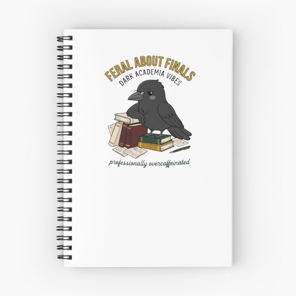 Item preview, Feral About Finals Dark Academia Funny Raven designed and sold by Yellowriversss.