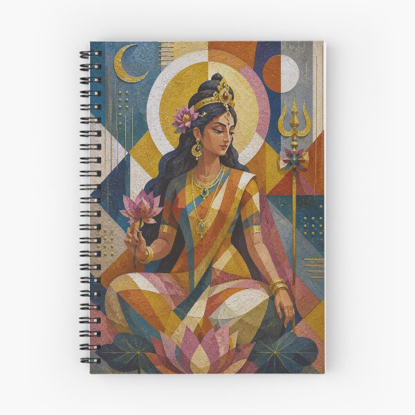 Item preview, Hindu Goddess Parvati painting. designed and sold by GalleryKauffeld.