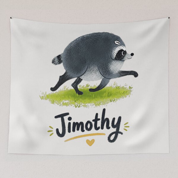 Item preview, Jimothy Raccoon Wild Animal Name Personalized designed and sold by Hugosploosh.