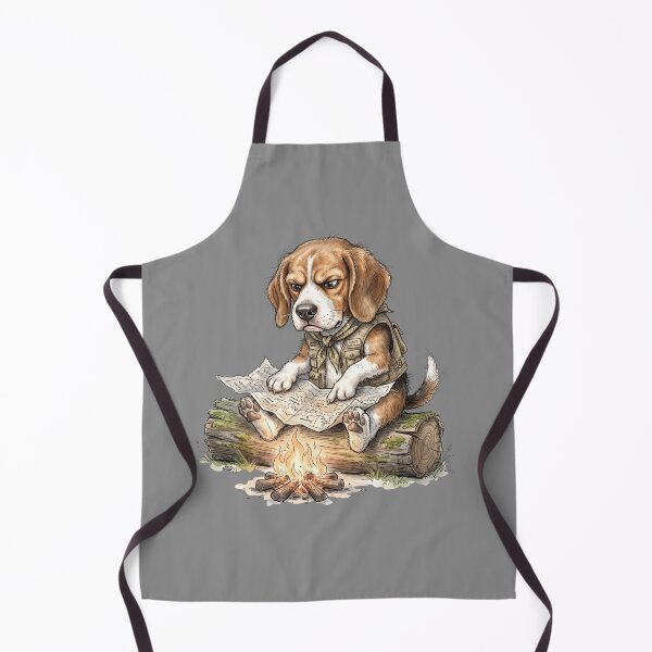 Item preview, Grumpy Beagle Reading Map Campfire Dont Talk To Me designed and sold by BreezifyDesignStudio.