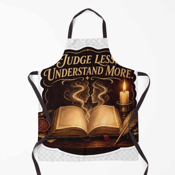 Item preview, Judge Less Understand More Dark Academia Book Art designed and sold by MustHaveVibes.