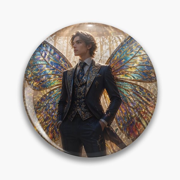 Item preview, Male Fairy in Butterfly Conservatory designed and sold by sigmaartstudio.
