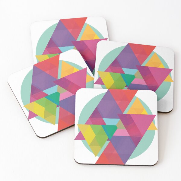 Item preview, Multicolored abstract geometric pattern designed and sold by Tana&tanuc.