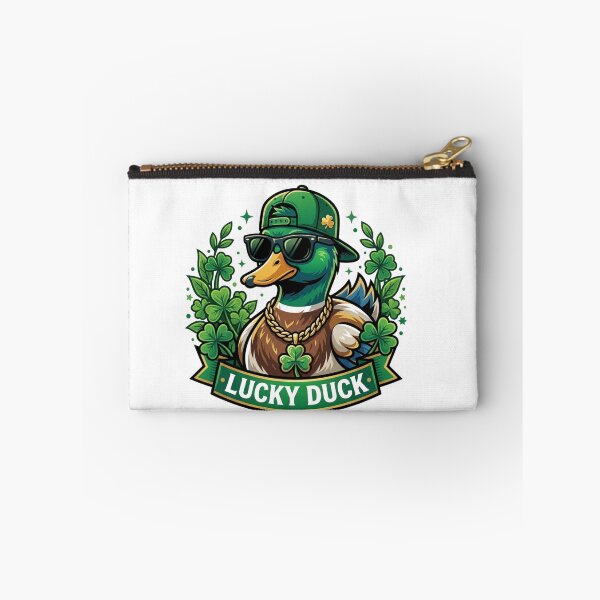 Item preview, Lucky Duck Cool Mallard Duck St. Patrick's Day Shamrock designed and sold by raedattia.