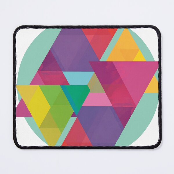 Item preview, Multicolored abstract geometric pattern designed and sold by Tana&tanuc.
