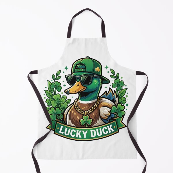 Item preview, Lucky Duck Cool Mallard Duck St. Patrick's Day Shamrock designed and sold by raedattia.