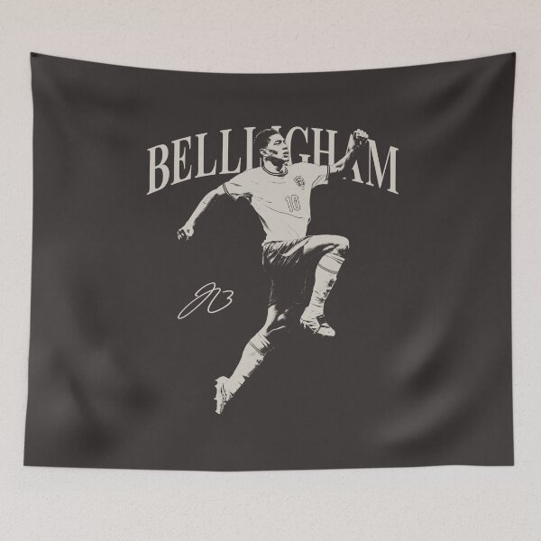 Aperçu de l'œuvre Jude Bellingham Football créée et vendue par StickyWycky.