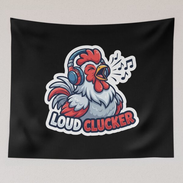 Item preview, Funny Rooster Listening To Music Headset designed and sold by Owcomm.