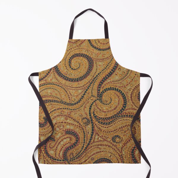 Item preview, Golden Aboriginal Paisley | Australian Indigenous Dot Art Pattern designed and sold by GrinGalore.