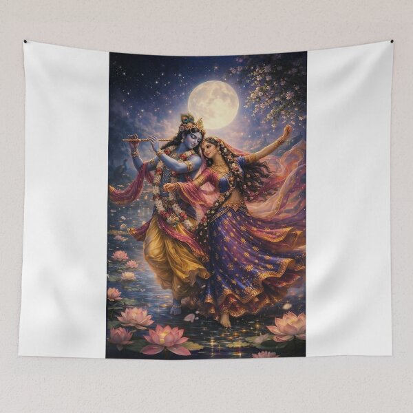 Item preview, Radha Krishna Divine Love designed and sold by GoddessParvatiSati.