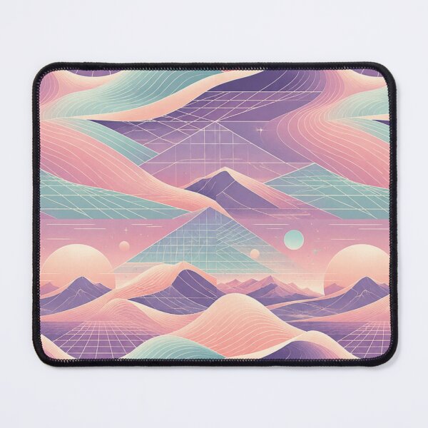 Item preview, Dreamy Pastel Desert Dunes Landscape designed and sold by IntelliMindDesigns.