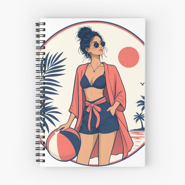 Item preview, Retro summer illustration of woman with as PNG element designed and sold by Creative88Art.