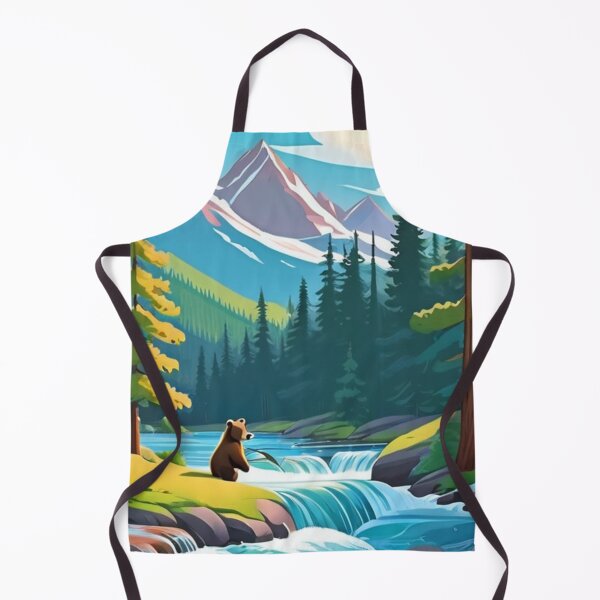 Item preview, Landscape - Brown Bear, Stylized Nature Scene designed and sold by World-Pets.