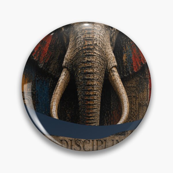 Item preview, Disciplined Founder Geometric Elephant Stone Relief Home Office Wall Art Poster designed and sold by SavannaStrikes.
