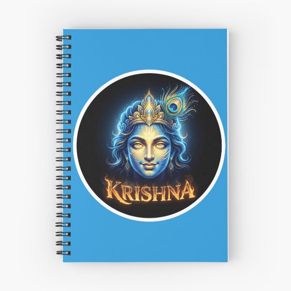 Item preview, Krishna Cosmic Particle Glow Sticker designed and sold by krazzyremo.