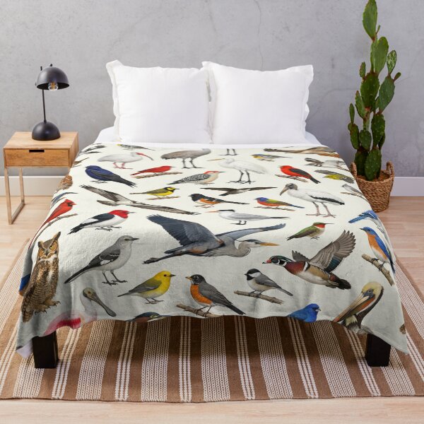 Item preview, Native Birds of Alabama Retro Style Identification Chart designed and sold by kakarikihill.