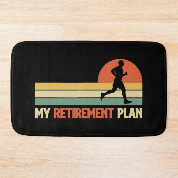 Item preview, My Retirement Plan Running - Funny Runner Jogging Retro Sunset Art designed and sold by BendyBeasts.