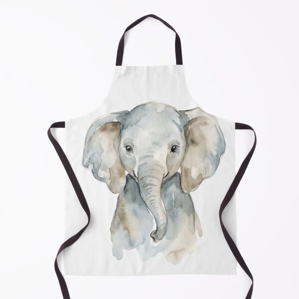 Item preview, Cute Watercolor Baby Elephant designed and sold by Illustration Rk.