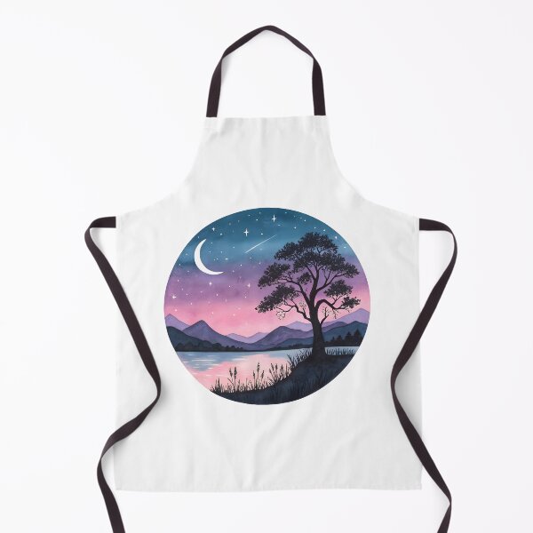 Item preview, Dreamy Mountain Night designed and sold by trendspatterns.