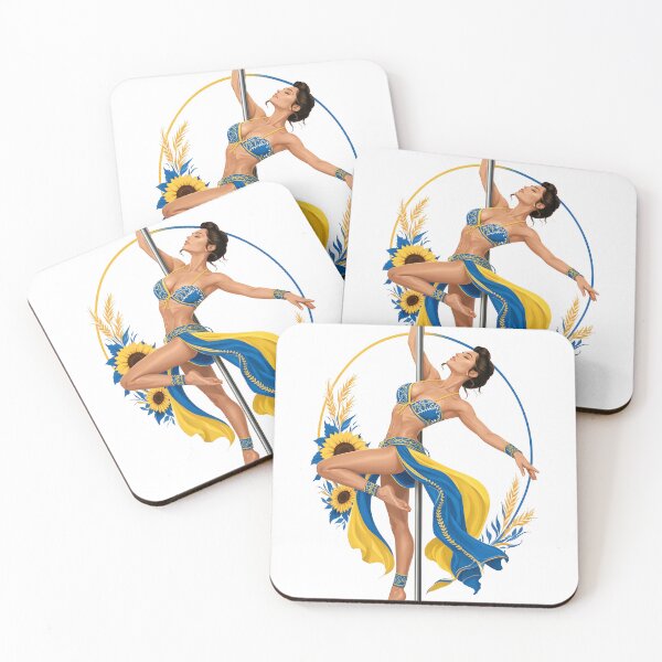Item preview, Pole dancer in national ukrainian as isolated object designed and sold by Creative88Art.