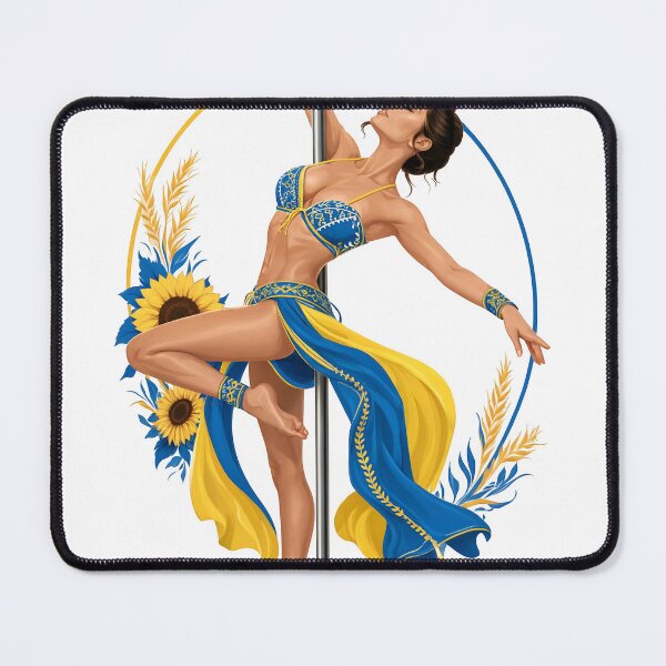 Item preview, Pole dancer in national ukrainian as isolated object designed and sold by Creative88Art.