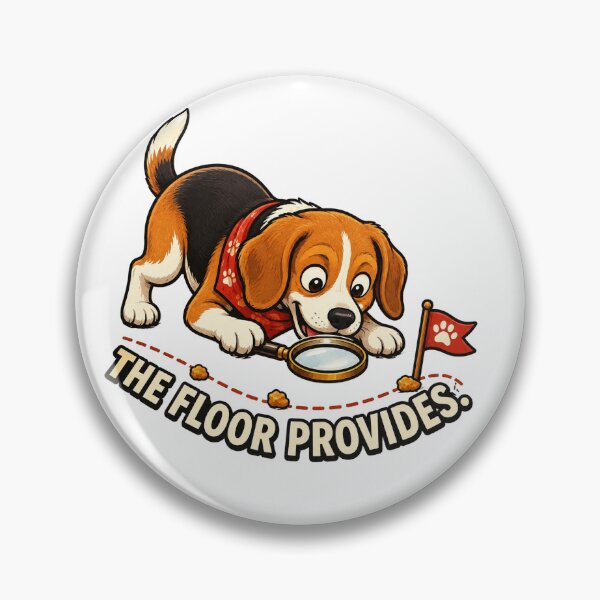 Item preview, Funny Food Motivated Beagle Detective designed and sold by Gentlestate.