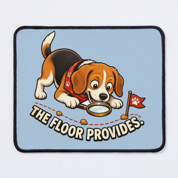 Item preview, Funny Food Motivated Beagle Detective designed and sold by Gentlestate.