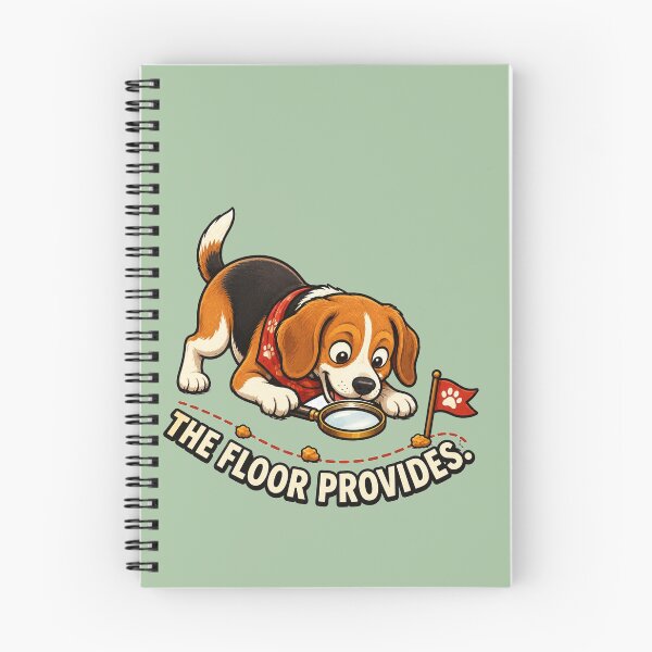 Item preview, Funny Food Motivated Beagle Detective designed and sold by Gentlestate.