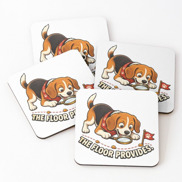 Item preview, Funny Food Motivated Beagle Detective designed and sold by Gentlestate.