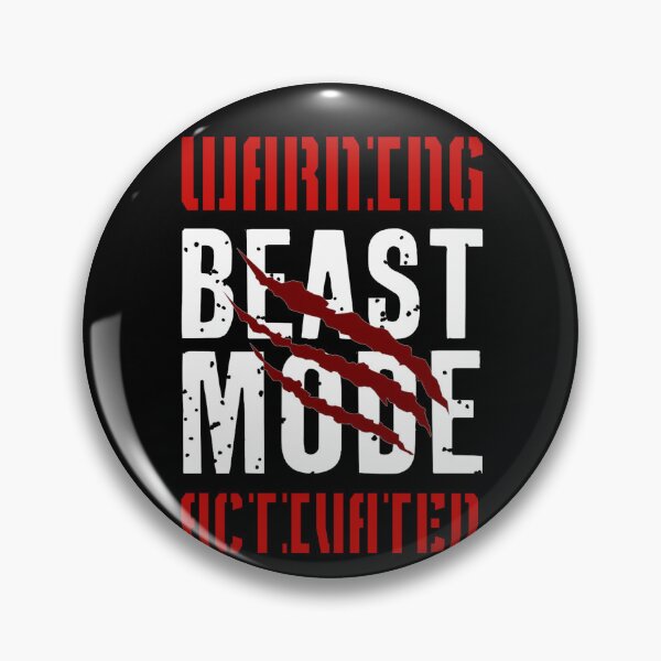 Item preview, Warning: Beast Mode Activated designed and sold by halibutgoatramb.