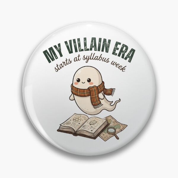 Item preview, My Villain Era Starts at Syllabus Week Funny Cute Boo Ghost designed and sold by Yellowriversss.