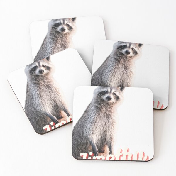 Item preview, Jimothy Raccoon Standing Pose — Cute Minimal Wildlife Design designed and sold by EdgeSphere.