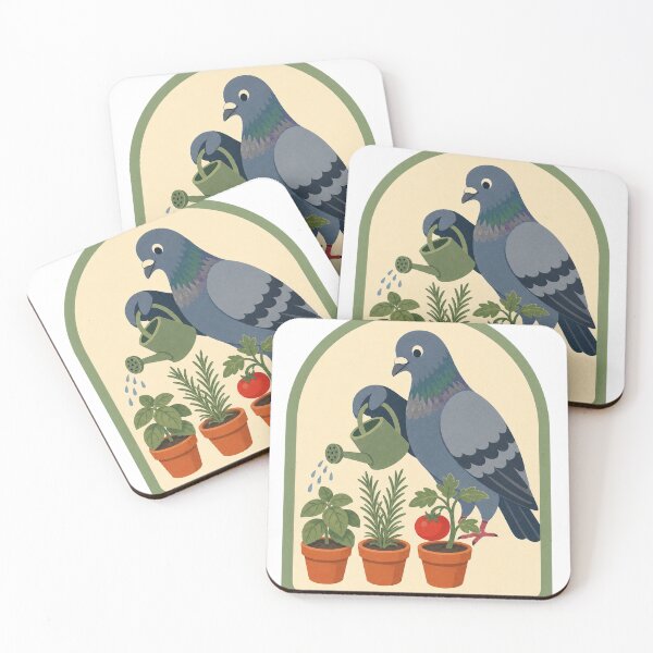 Item preview, Balcony Gardener Pigeon designed and sold by LaunchUIStudio.