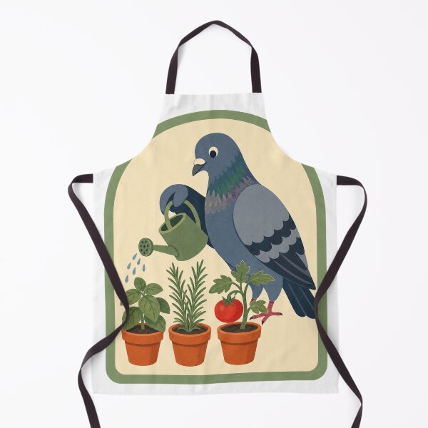 Item preview, Balcony Gardener Pigeon designed and sold by LaunchUIStudio.